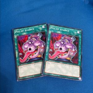 Yugioh Card Pot Of Avarice Spell Card 2020 Two in Stock NWOTS